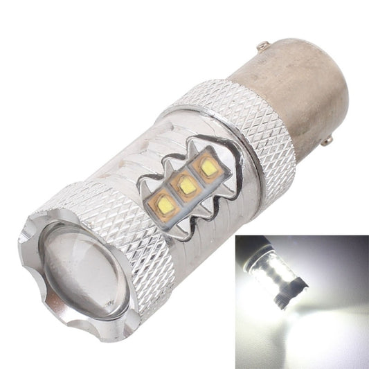 1156/BA15S 80W 800LM 6500K White Light 16-3535-LEDs Car Backup Light , Constant Current , DC12-24V - Brake Lights by buy2fix | Online Shopping UK | buy2fix