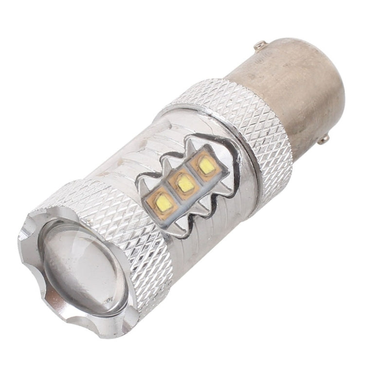 1156/BA15S 80W 800LM 6500K White Light 16-3535-LEDs Car Backup Light , Constant Current , DC12-24V - Brake Lights by buy2fix | Online Shopping UK | buy2fix