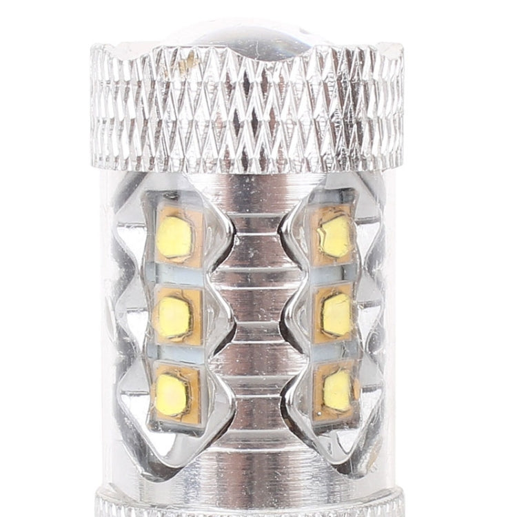 1156/BA15S 80W 800LM 6500K White Light 16-3535-LEDs Car Backup Light , Constant Current , DC12-24V - Brake Lights by buy2fix | Online Shopping UK | buy2fix