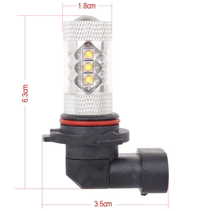 9006 80W 800LM 6500K White Light 16-3535-LEDs Car Foglight , Constant Current , DC12-24V(White Light) - Fog / Driving Lights by buy2fix | Online Shopping UK | buy2fix