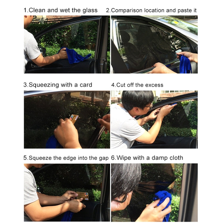 2 PCS Car Styling UV Protection Electrostatic Stickers by buy2fix