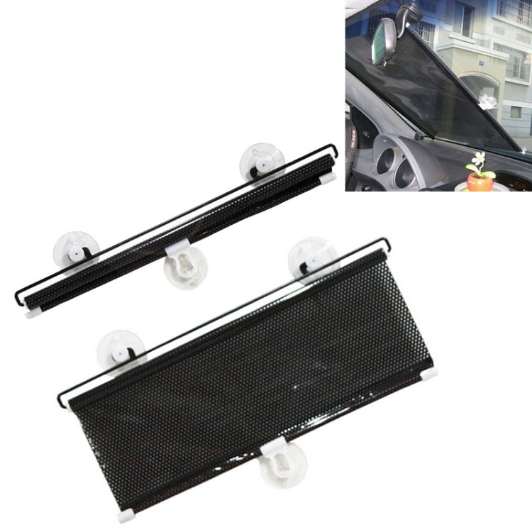 Retractable Car Window Sun Shade for Automobile Front and Back Windshield, Size: 125cm x 50cm, Random Color Delivery by buy2fix