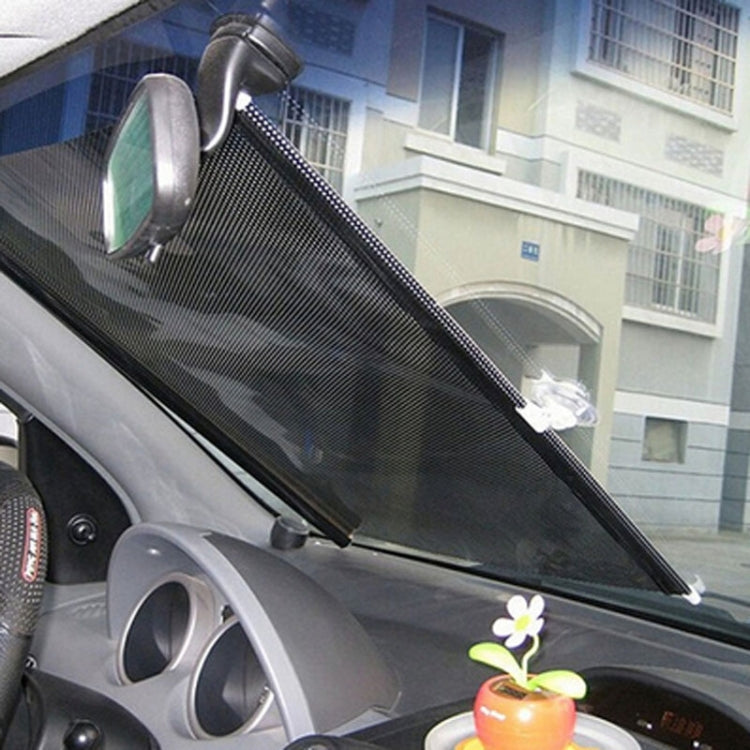 Retractable Car Window Sun Shade for Automobile Front and Back Windshield, Size: 125cm x 50cm, Random Color Delivery by buy2fix