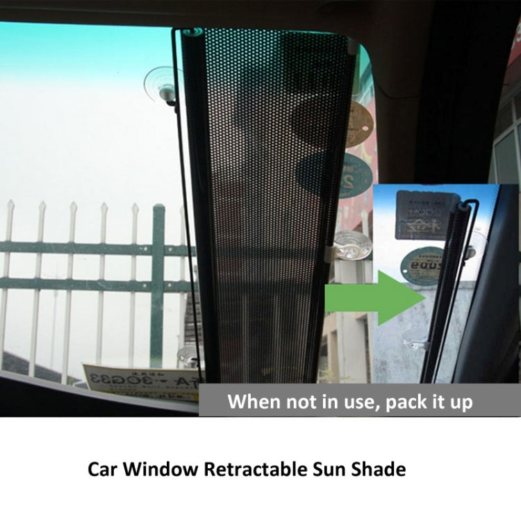 Retractable Car Window Sun Shade for Automobile Back Windshield, Size: 125cm x 45cm, Random Color Delivery by buy2fix