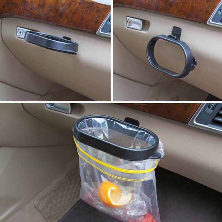 Portable Car Rubbish Bag Holder Storage Bucket Storage Rack by buy2fix