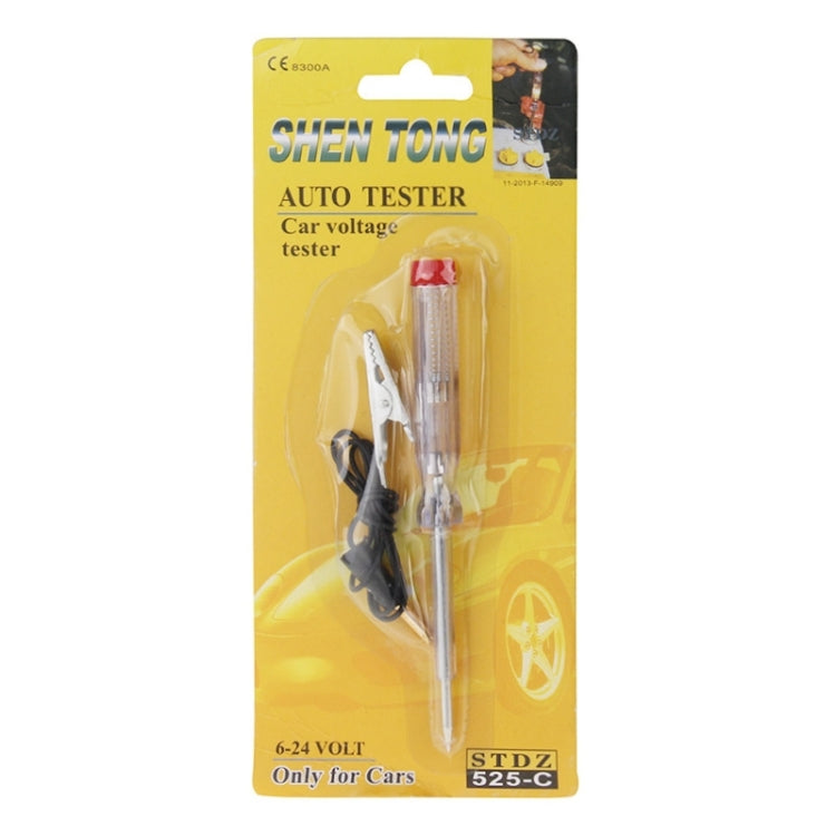 Auto Detection Repair Tools Alligator Clip Car Voltage DC 6-24 Volt Circuit Tester Pen - Electronic Test by buy2fix | Online Shopping UK | buy2fix