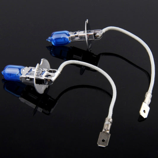 H3 Super White Xenon Bulbs, DC12V 100W 2400LM - Halogen Lights by buy2fix | Online Shopping UK | buy2fix