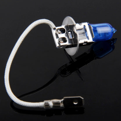 H3 Super White Xenon Bulbs, DC12V 100W 2400LM - Halogen Lights by buy2fix | Online Shopping UK | buy2fix
