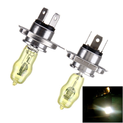 H4 Xenon Pure Yellow Bulbs, 12V 100/90W - Halogen Lights by buy2fix | Online Shopping UK | buy2fix