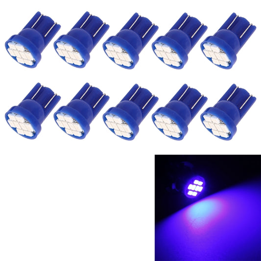 10 PCS T10 8 LED Car Signal Light Bulb(Blue) - Clearance Lights by buy2fix | Online Shopping UK | buy2fix