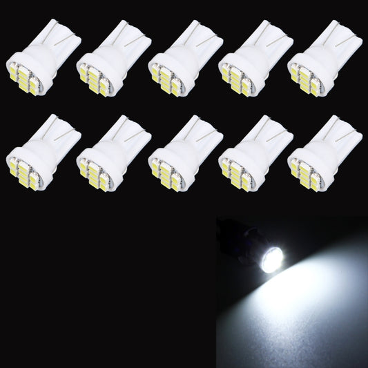 10 PCS T10 8 LED Car Signal Light Bulb(White Light) - Clearance Lights by buy2fix | Online Shopping UK | buy2fix