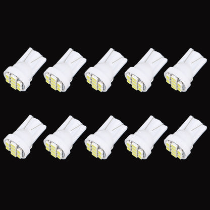 10 PCS T10 8 LED Car Signal Light Bulb(White Light) - Clearance Lights by buy2fix | Online Shopping UK | buy2fix