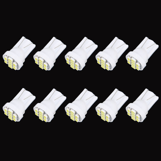 10 PCS T10 8 LED Car Signal Light Bulb(White Light) - Clearance Lights by buy2fix | Online Shopping UK | buy2fix