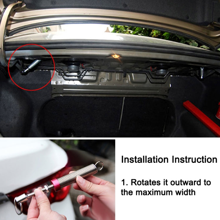 2 PCS Backup Adjustable Automatic Car Trunk Lid Lifting Spring Device - Trunk & Bumper Accessories by buy2fix | Online Shopping UK | buy2fix