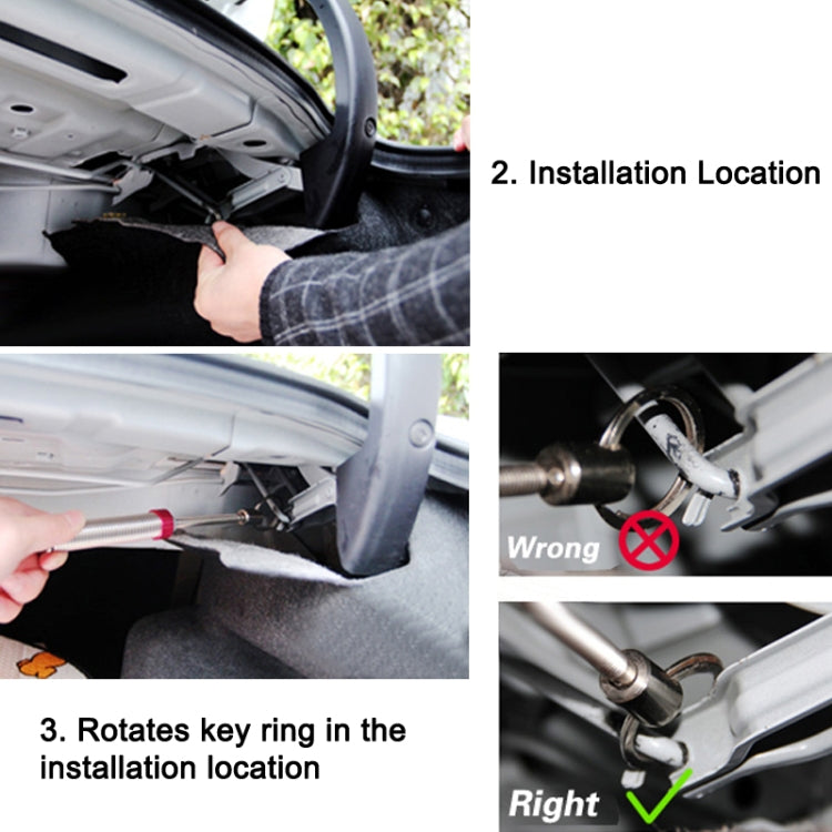 2 PCS Backup Adjustable Automatic Car Trunk Lid Lifting Spring Device - Trunk & Bumper Accessories by buy2fix | Online Shopping UK | buy2fix