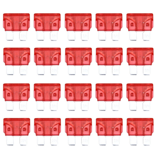 100 PCS Auto Mini Blade Fuse (10A) , DC 12V(Red) - Fuse by buy2fix | Online Shopping UK | buy2fix