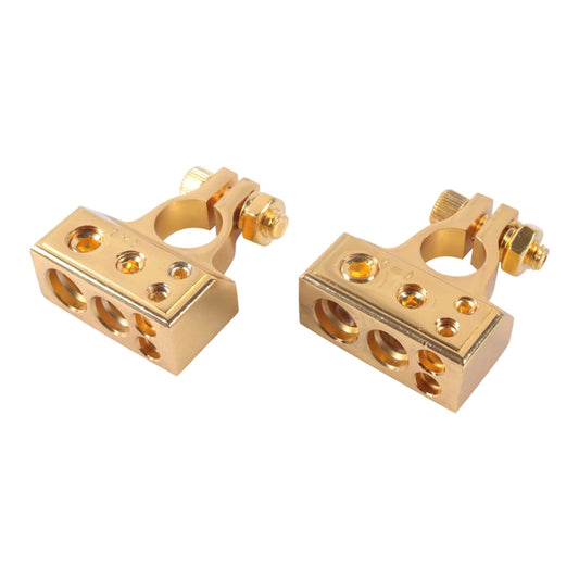 Positive & Negative Set 0 / 4 / 8 AWG Car Battery Terminals - Booster Cable & Clip by buy2fix | Online Shopping UK | buy2fix
