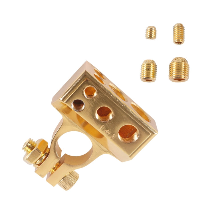 Positive & Negative Set 0 / 4 / 8 AWG Car Battery Terminals - Booster Cable & Clip by buy2fix | Online Shopping UK | buy2fix