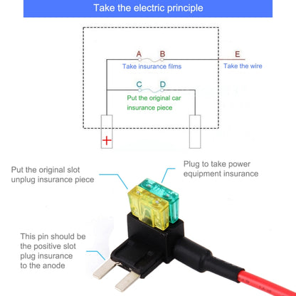 Add-A-Circuit TAP Adapter ATM APM Blade Auto Fuse Holder (Small Size) by buy2fix