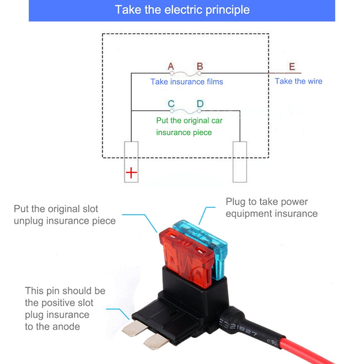 Add-A-Circuit TAP Adapter ATM APM Blade Auto Fuse Holder (Medium Size) - Fuse by buy2fix | Online Shopping UK | buy2fix