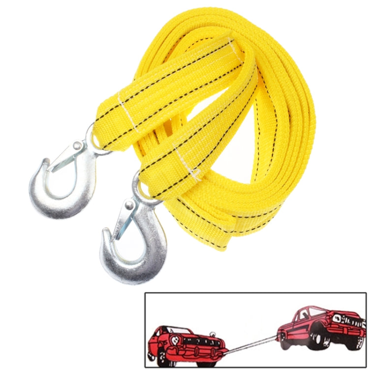 5 Tons Vehicle Towing Cable Rope, Length: 4m(Yellow) by buy2fix