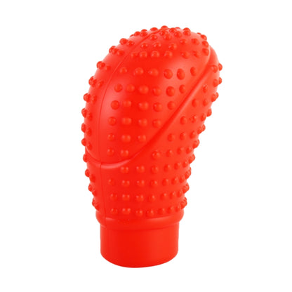 Universal Elasticity Nonslip Soft Silicone Car Gear Shift Knob Cover(Red) by buy2fix