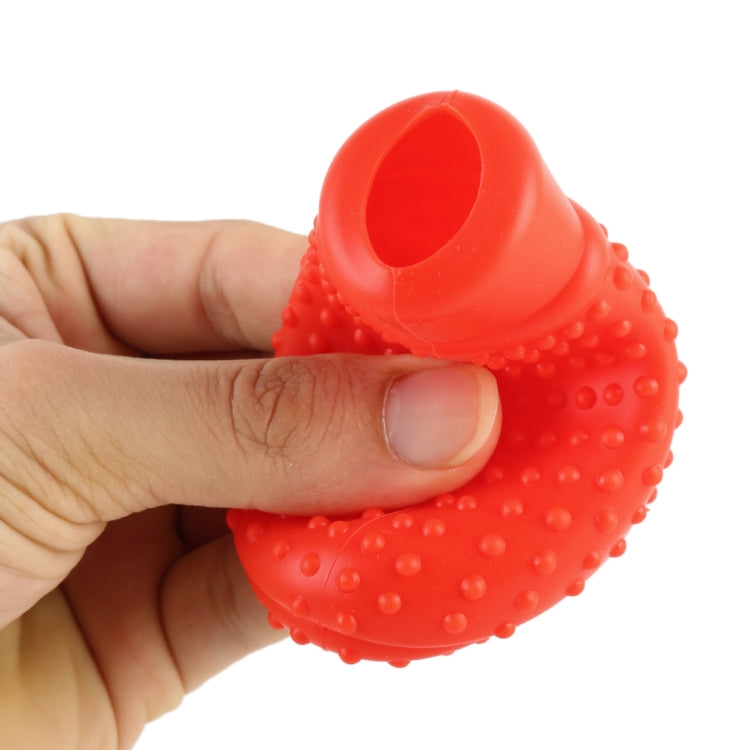 Universal Elasticity Nonslip Soft Silicone Car Gear Shift Knob Cover(Red) by buy2fix