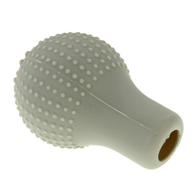 Universal Elasticity Nonslip Soft Silicone Car Gear Shift Knob Cover(Grey) by buy2fix