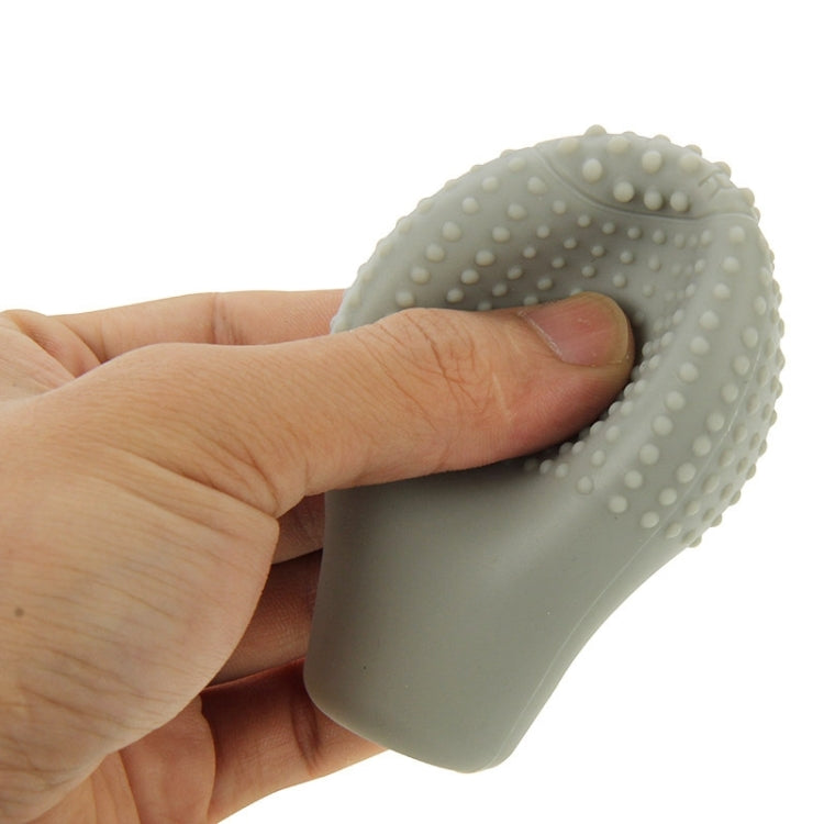 Universal Elasticity Nonslip Soft Silicone Car Gear Shift Knob Cover(Grey) by buy2fix
