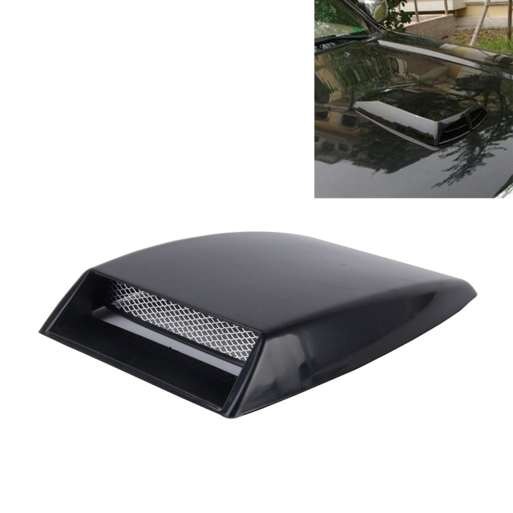Car Turbo Style Air Intake Bonnet Scoop for Car Decoration(Black) by buy2fix