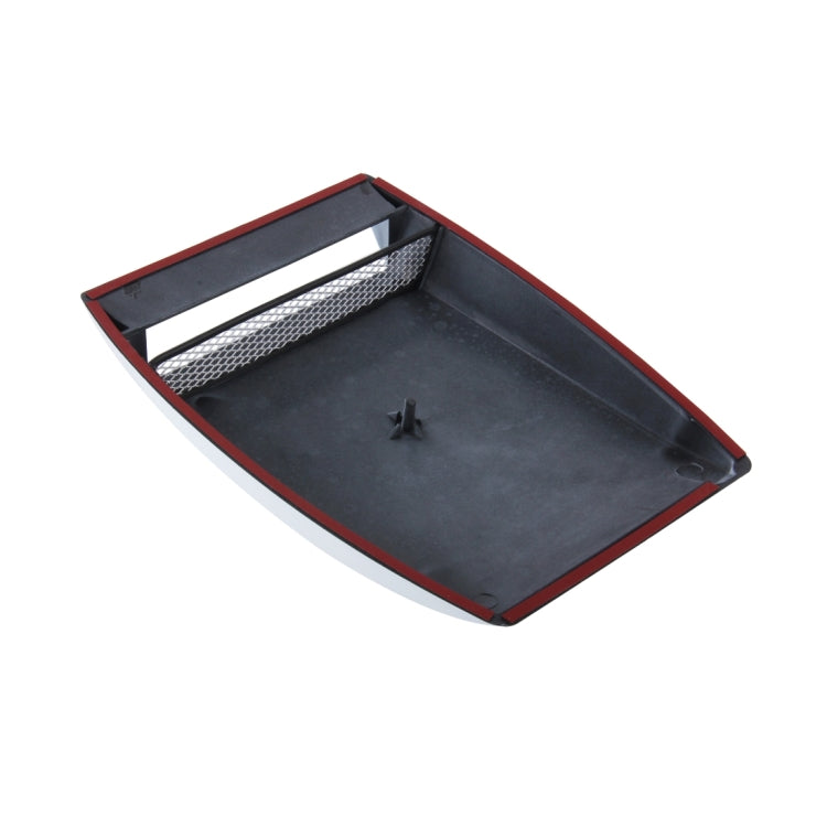 Car Turbo Style Air Intake Bonnet Scoop for Car Decoration(White) by buy2fix