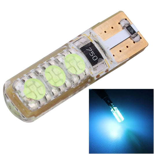 10 PCS T10 3W 300LM Silicone 6 LED SMD 5050 Car Clearance Lights Lamp, DC 12V - Clearance Lights by buy2fix | Online Shopping UK | buy2fix