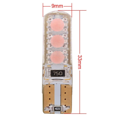 10 PCS T10 3W 300LM Silicone 6 LED SMD 5050 Car Clearance Lights Lamp, DC 12V - Clearance Lights by buy2fix | Online Shopping UK | buy2fix