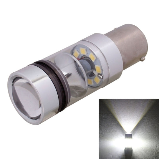 1156 850LM BA15S 100W LED ampoule de lampe de secours/clignotants avant de voiture, DC 12-24V (blanc froid)
