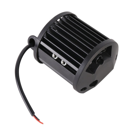 18W  6 LED White Light Floodlight Engineering Lamp / Waterproof IP67 SUVs Light, DC 10-30V(Black) - Work Lights by buy2fix | Online Shopping UK | buy2fix