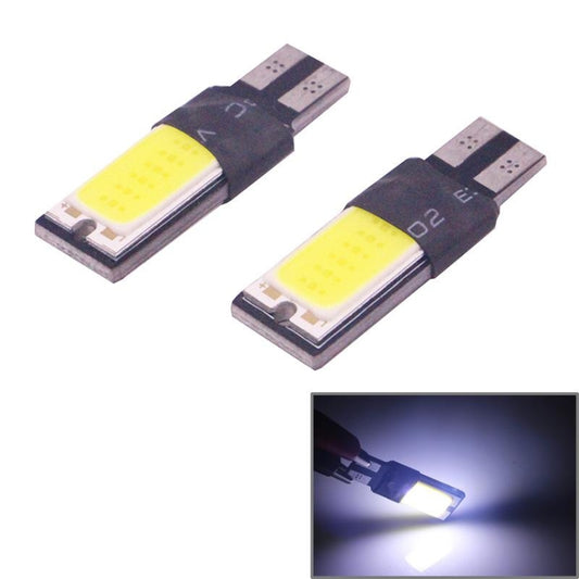 2 PCS T10 3W 160-180LM 2 LED Ice Blue COB LED Decode Car Clearance Lights Lamp, DC12V - Clearance Lights by buy2fix | Online Shopping UK | buy2fix
