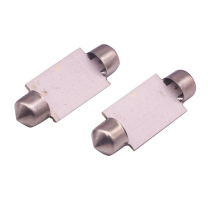 2 PCS 39mm 1.5W 80LM White Light 1 COB LED License Plate Reading Lights Car Light Bulb - Dome Lights by buy2fix | Online Shopping UK | buy2fix