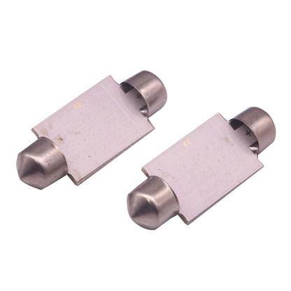 2 PCS 41mm 1.5W 80LM White Light 1 COB LED License Plate Reading Lights Car Light Bulb - Dome Lights by buy2fix | Online Shopping UK | buy2fix