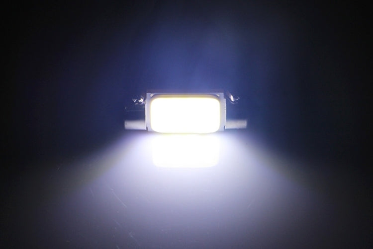 2 PCS 41mm 1.5W 80LM White Light 1 COB LED License Plate Reading Lights Car Light Bulb - Dome Lights by buy2fix | Online Shopping UK | buy2fix
