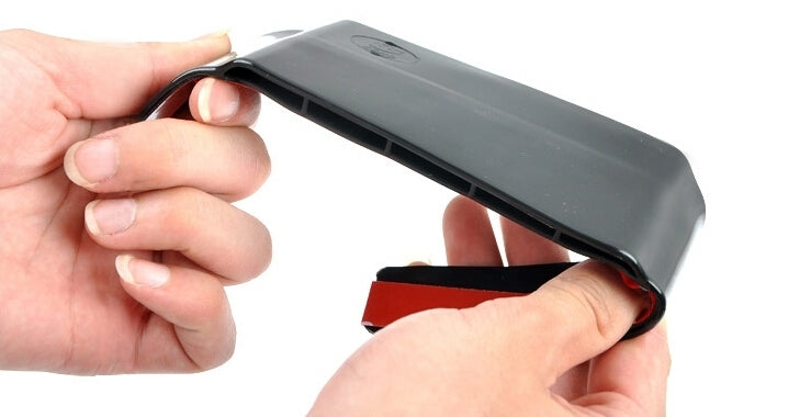 2 PCS Flexible Shielding Rain Board Rain Eyebrow with Wind Guide Apparatus for Car Rearview Mirrors(Black) by buy2fix