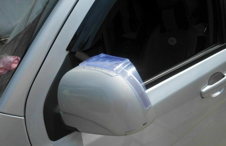 2 PCS Flexible Shielding Rain Board Rain Eyebrow with Wind Guide Apparatus for Car Rearview Mirrors(Black) by buy2fix