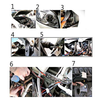 DC12V 35W HB3/9005 HID Xenon Light Single Beam Super Vision Waterproof Head Lamp, Color Temperature: 4300K, Pack of 2 - Xenon Lights by buy2fix | Online Shopping UK | buy2fix