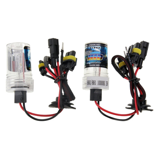 DC12V 35W H27/880/881 HID Xenon Light Single Beam Super Vision Waterproof Head Lamp, Color Temperature: 6000K, Pack of 2 - Xenon Lights by buy2fix | Online Shopping UK | buy2fix