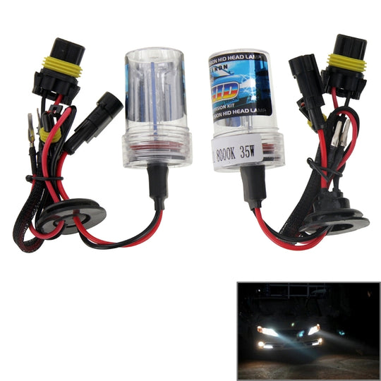DC12V 35W H11 HID Xenon Light Single Beam Super Vision wasserdichte Stirnlampe, Farbtemperatur: 8000K, 2 Stück