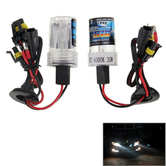 DC12V 35W H7 HID Xenon Light Single Beam Super Vision Waterproof Head Lamp, Color Temperature: 6000K, Pack of 2 - Xenon Lights by buy2fix | Online Shopping UK | buy2fix