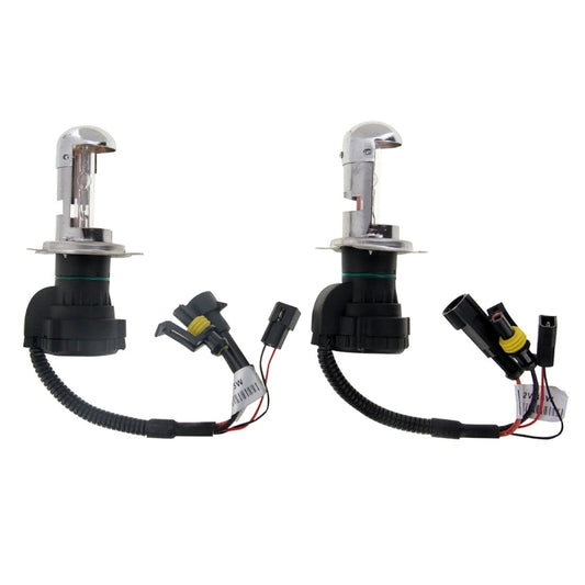 DC12V 35W H4-3 HID Xenon Light Single Beam Super Vision Waterproof Head Lamp with One Cable, Color Temperature: 6000K, Pack of 2 - Xenon Lights by buy2fix | Online Shopping UK | buy2fix