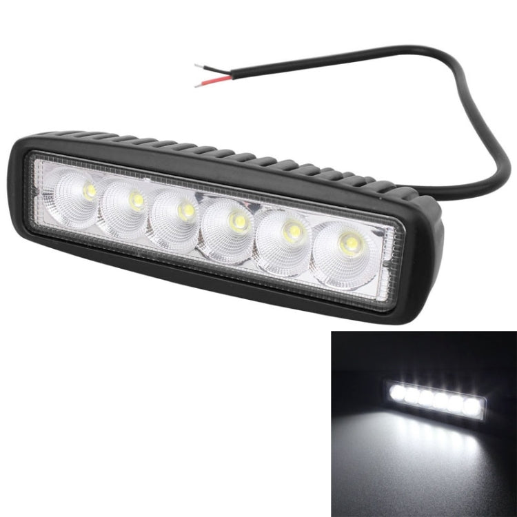 18W 1440LM Epistar 6 LED  Car Work Lamp Bar Light Waterproof IP67, DC 10-30V - Work Lights by buy2fix | Online Shopping UK | buy2fix