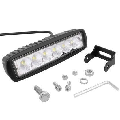 18W 1440LM Epistar 6 LED  Car Work Lamp Bar Light Waterproof IP67, DC 10-30V - Work Lights by buy2fix | Online Shopping UK | buy2fix