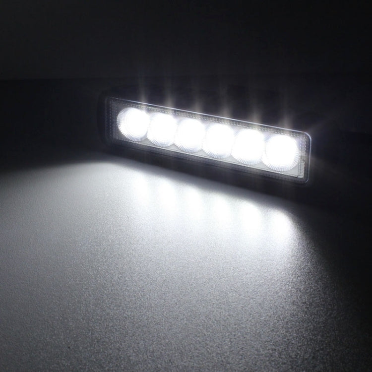 18W 1440LM Epistar 6 LED  Car Work Lamp Bar Light Waterproof IP67, DC 10-30V - Work Lights by buy2fix | Online Shopping UK | buy2fix