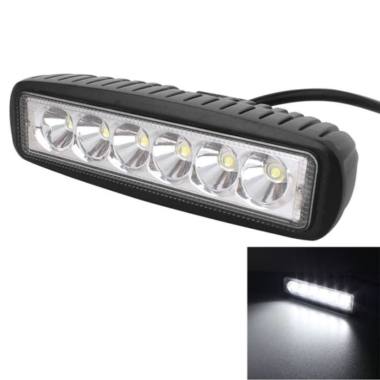 18W 1440LM Epistar 6 LED White Slot Beam Car Work Lamp Bar Light Waterproof IP67, DC 10-30V - Work Lights by buy2fix | Online Shopping UK | buy2fix